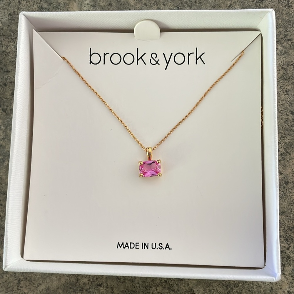 Brook & York October Emila Birthstone Pendant
